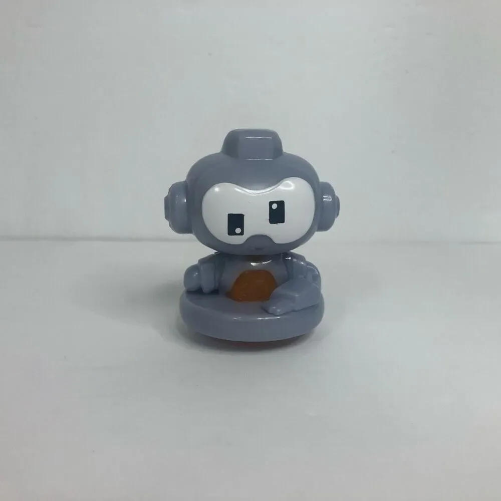 2020 mcdonalds robot spinning top‎ grey discovery mindblown #5 happy meal toy